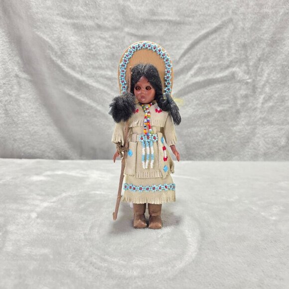 Vintage Carlson Dolls Sacajawea Native American Heritage Doll 8 Inch Handmade US - Picture 1 of 8